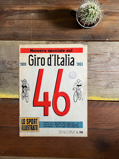 Giro d'italia Magazine original artwork 1963