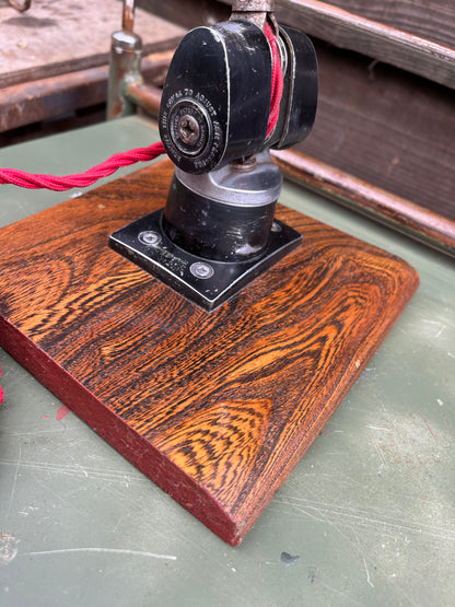 Vintage Machinist Lamp c1960s by LoVo