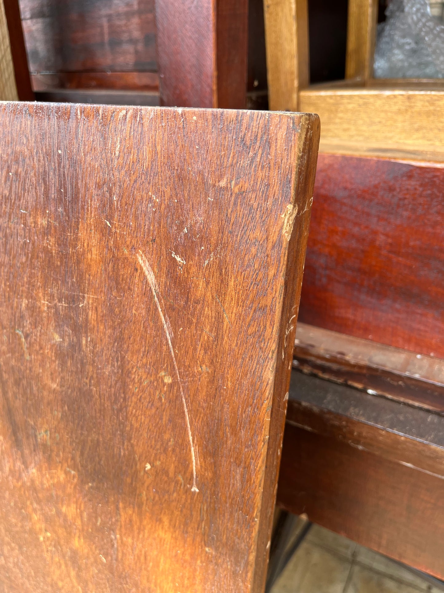 Iroko reclaimed worktop - 12 available