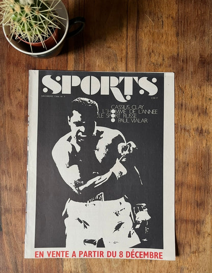 Muhammad Ali / Cassius Clay original french Boxing Print 1966