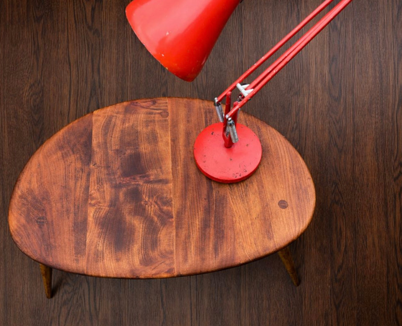 Ercol Pebble Coffee Table Fully Restored, Mid Century