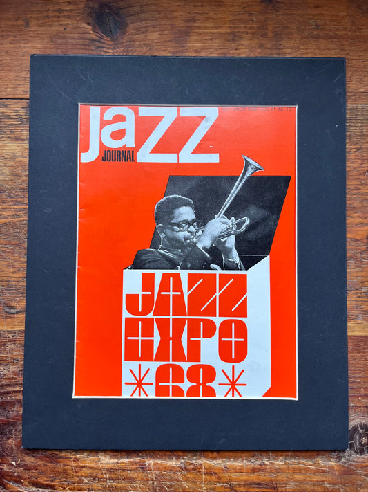 (Vintage Jazz Magazine Artwork - Jazz Expo 1968