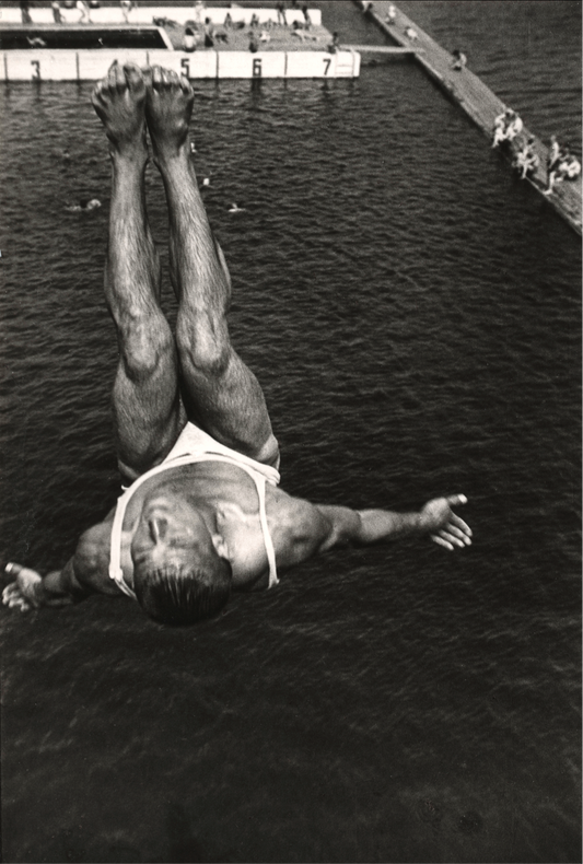 Alexander Rodchenko Vintage Soviet Constructivism poster - Diver, 1934