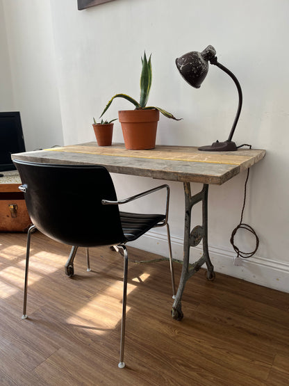 Industrial desk / table - Original with reclaimed top.