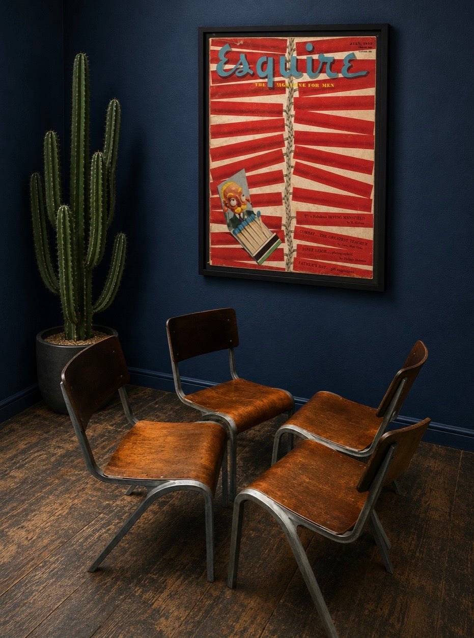 ESA Stacking Dining Chair by James Leonard for Esavian, 1950s