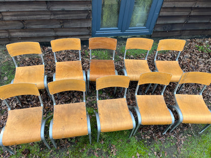 Esavian Children’s Stacking School Chair by James Leonard, 1950s Height 40cm