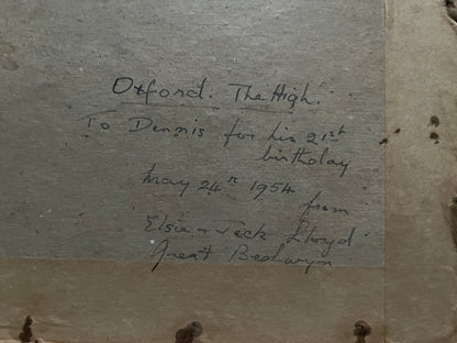 Oxford The high street JW King c1800s