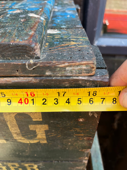 Tuborg Danish beer crate with lid c1950s
