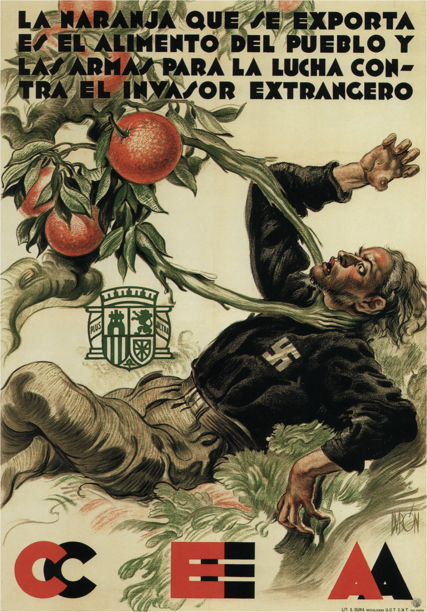 Spanish civil war Vintage Poster -
