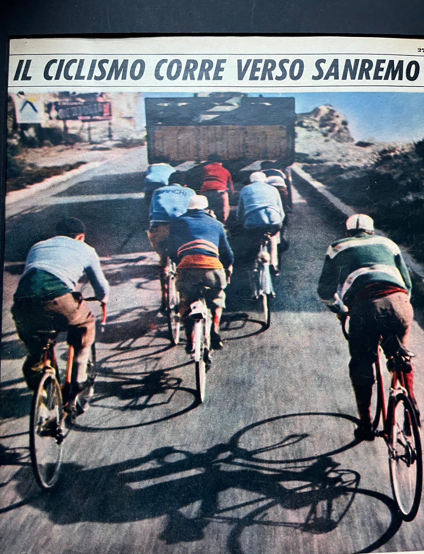 Vintage Cycling Print - Fausto Coppi 1952