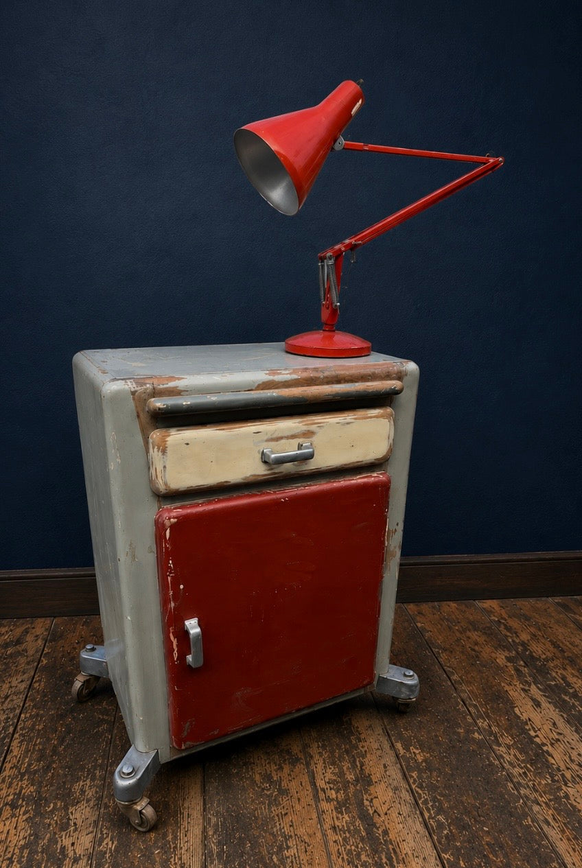 Vintage c1950s medical drawers / bedside cabinet