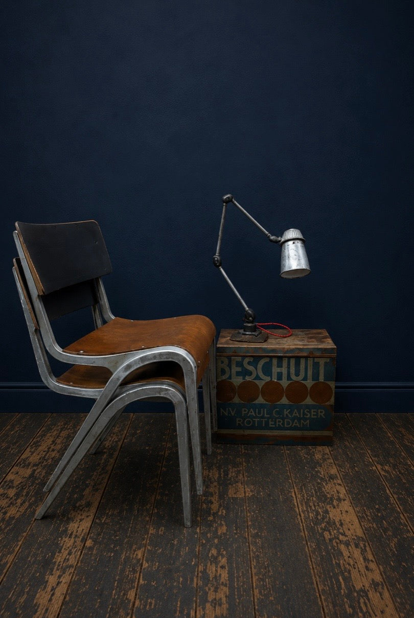 ESA Stacking Dining Chair by James Leonard for Esavian, 1950s