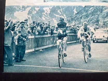 Vintage Cycling Print - Fausto Coppi Tour de France, c1951
