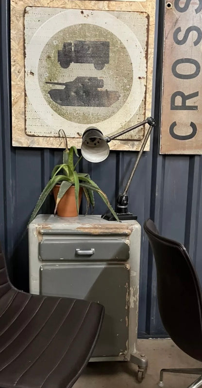 Military base Tank sign c1960s