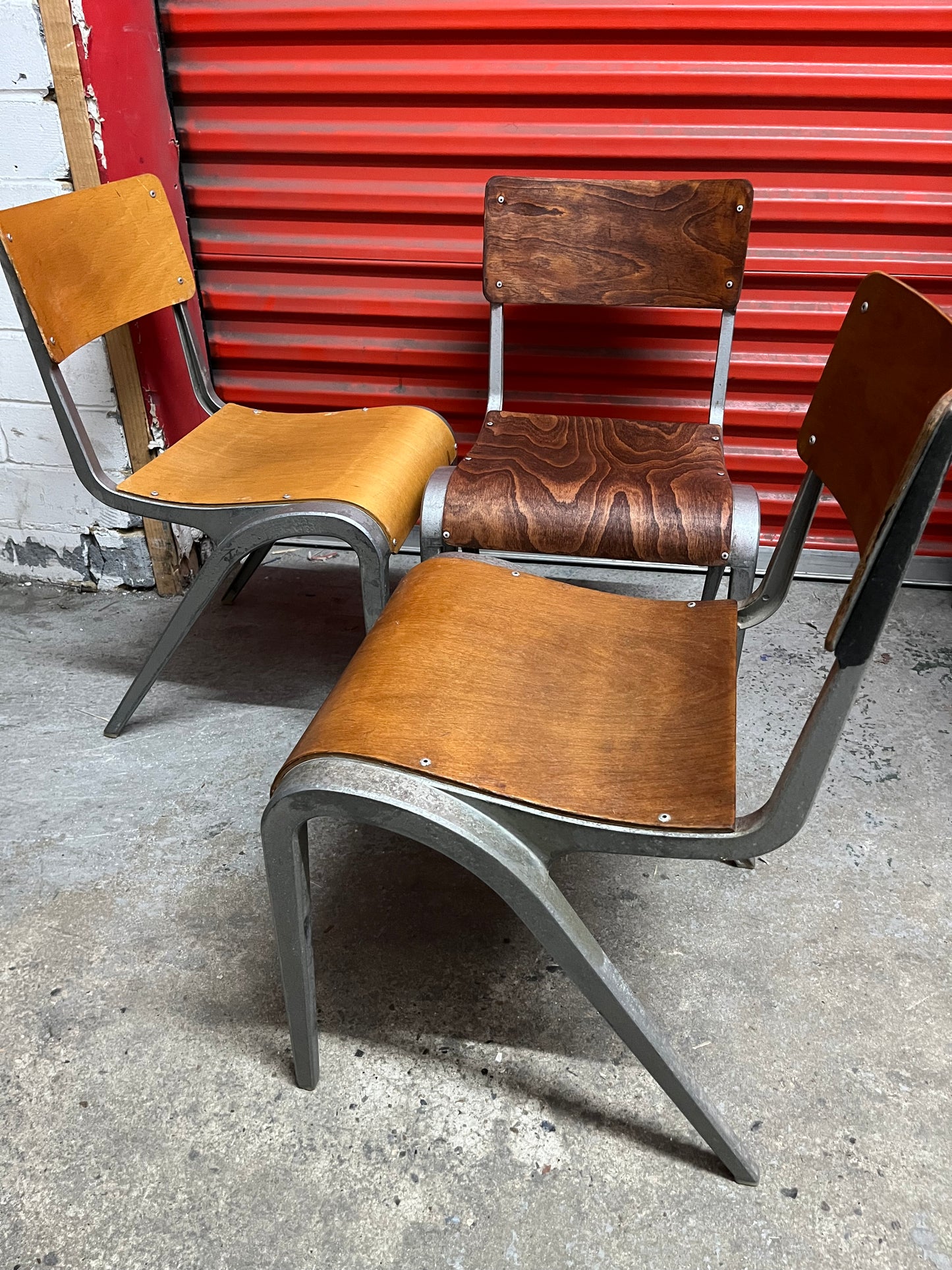 Esavian Children’s Stacking School Chair by James Leonard, 1950s Height 40cm