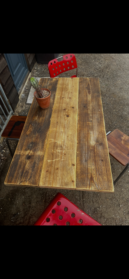 Industrial desk / table - Original with reclaimed top.
