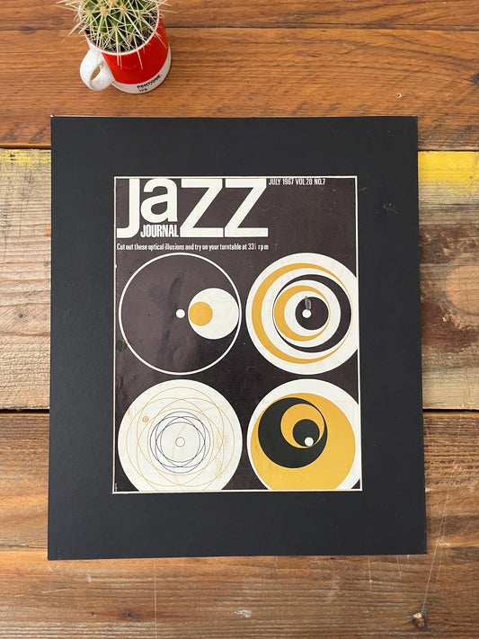 Vintage Jazz Journal Magazine cover Artwork - 1967