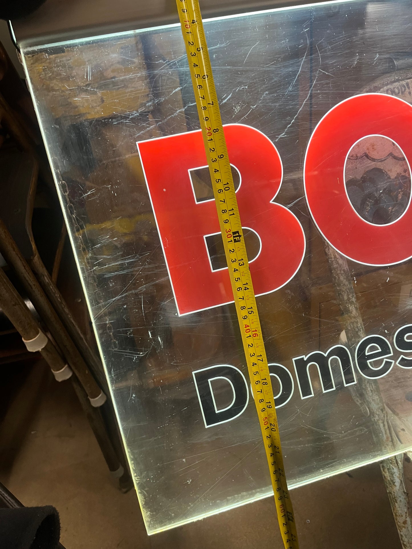 Bosch illuminated showroom sign c1980s