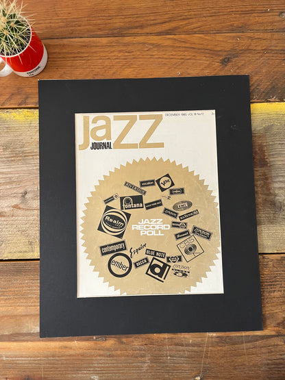 Vintage Jazz Journal Magazine cover Artwork - 1965