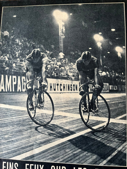 Vintage cycling poster Track / Pista c1960