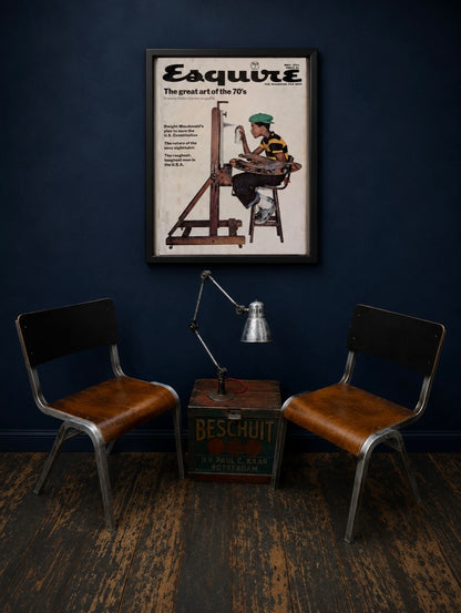 ESA Stacking Dining Chair by James Leonard for Esavian, 1950s