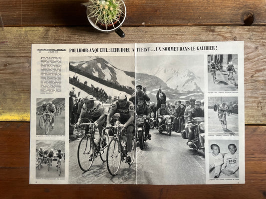 Tour de France 1966 Jacques Anquetil Raymond Poulidor alps