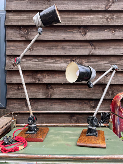 Vintage Machinist Lamp c1960s by LoVo
