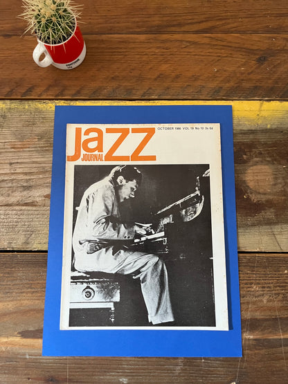 Vintage Jazz Journal Magazine cover Artwork - 1966