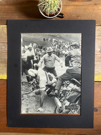 Tour de France 1966 vintage magazine artwork