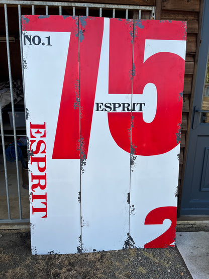 1980s Esprit 75 room divider / commercial sign