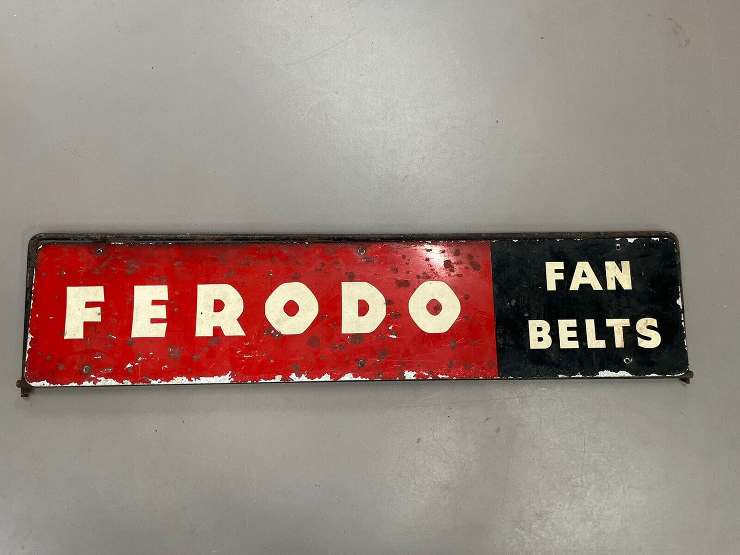 Vintage Ferodo Fan Belts Metal Garage Sign