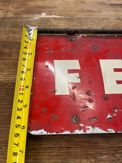 Vintage Ferodo Fan Belts Metal Garage Sign