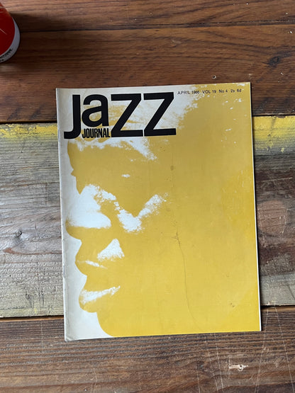 Vintage Jazz Journal Magazine cover Artwork - April 1966