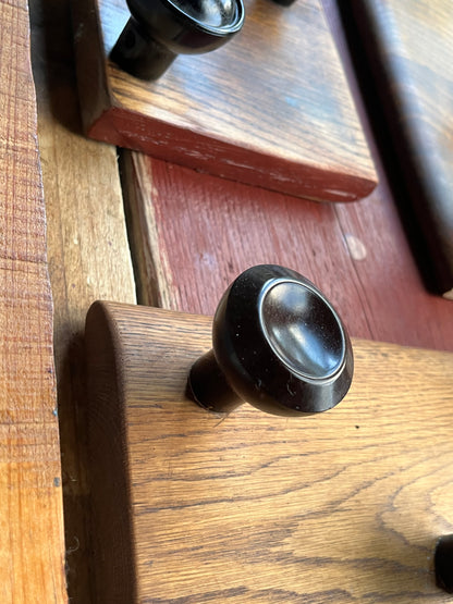 Reclaimed elm Doorknob coat hanger
