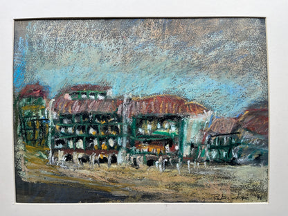 Plaza Mayor Madrid. Pastel by Patricia Espir