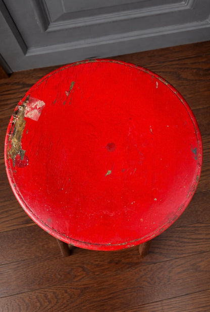 Vintage Industrial stool by Eva Taut c1950s
