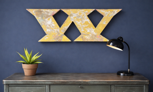 Reclaimed letter W vintage shop lettering