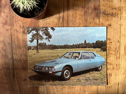 Vintage Citroen SM Poster