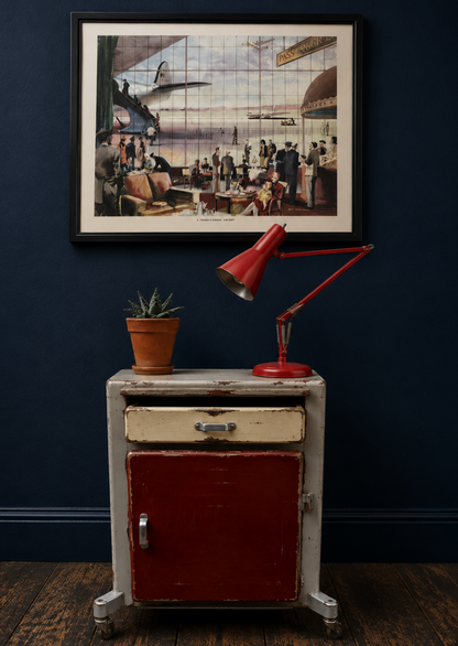 Vintage c1950s medical drawers / bedside cabinet