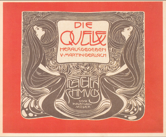 Die Quelle vintage poster by Kolomon Moser.c1901
