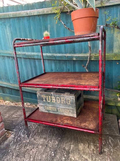 Industrial shelving unit Bauhaus style