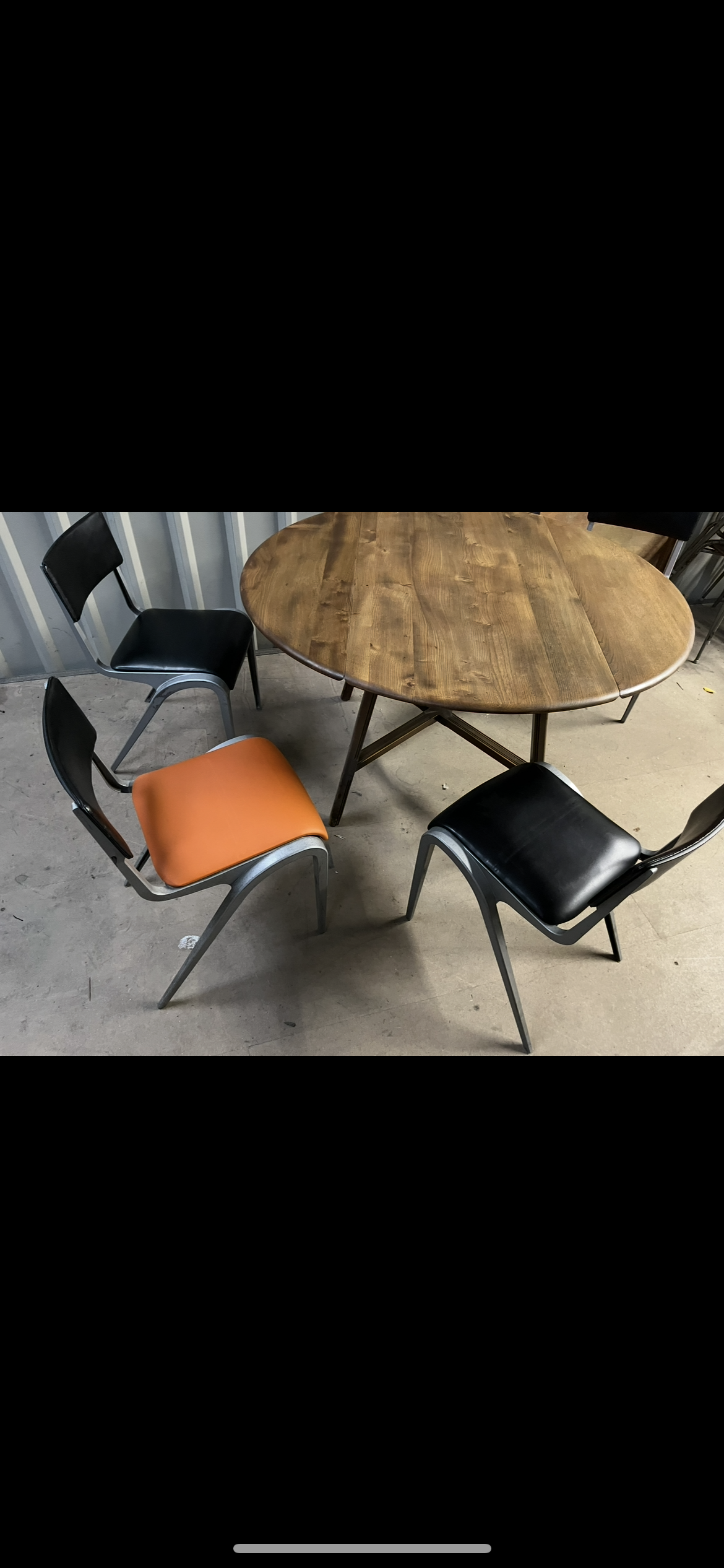 Esavian stacking chairs by James Leonard for ESA set of four