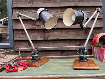 Vintage Machinist Lamp c1960s by LoVo