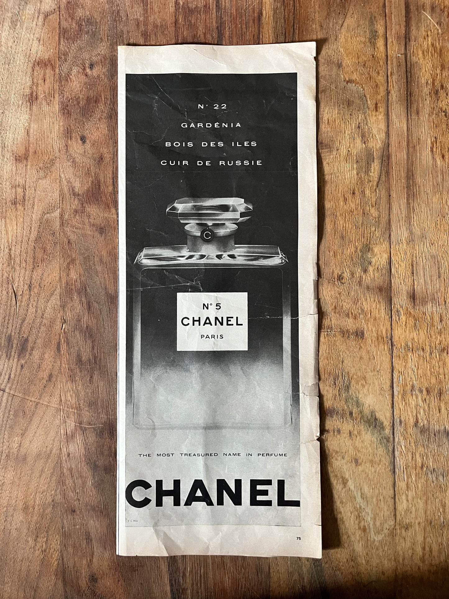 Chanel no5 vintage advertisement c1959