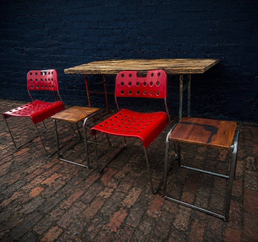 Industrial desk / table - Original with reclaimed top.