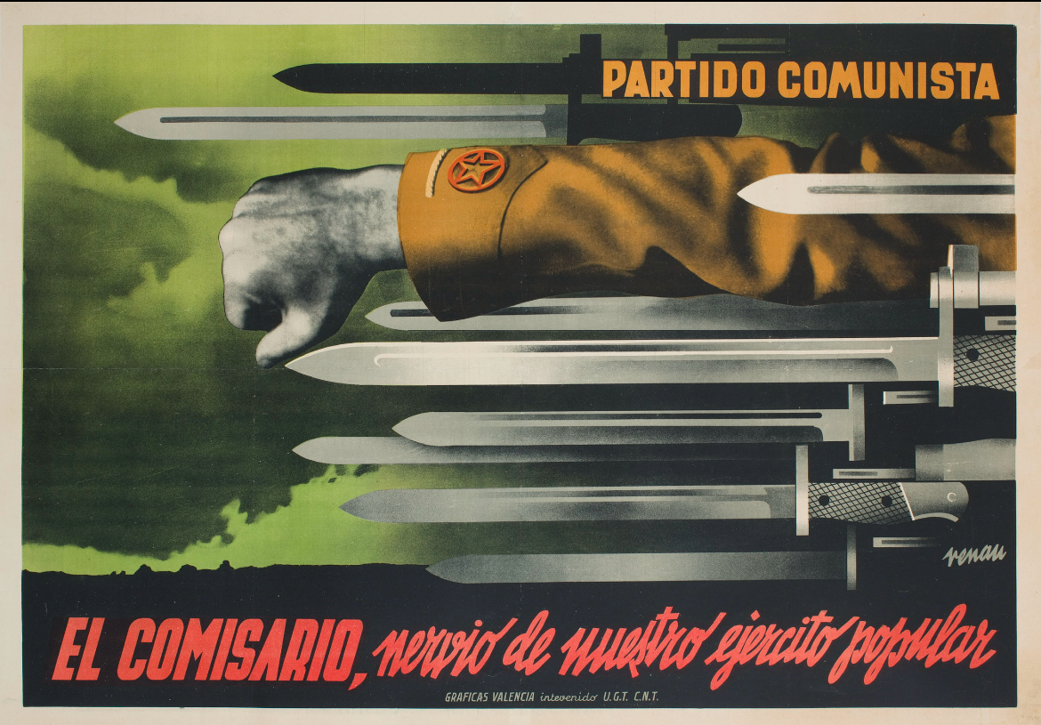 Spanish civil war Vintage Poster
