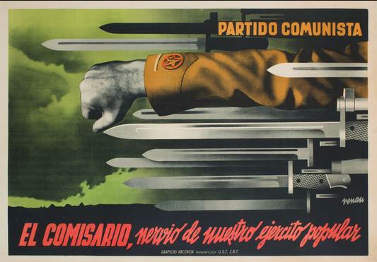 Spanish civil war Vintage Poster