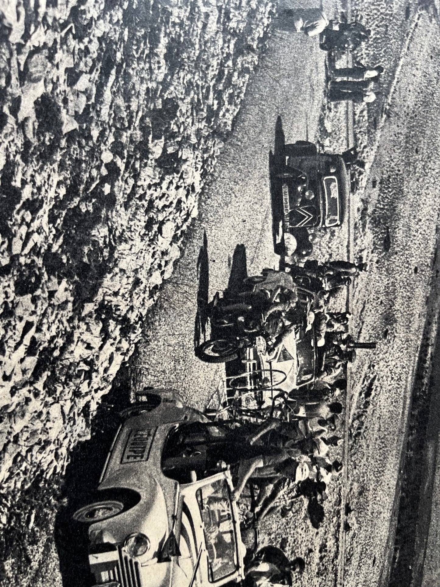 Mont Ventoux vintage cycling print 1951 Louison Bobet