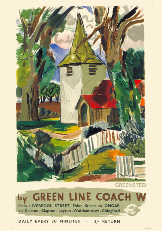 Ongar travel poster 1938 London Transport