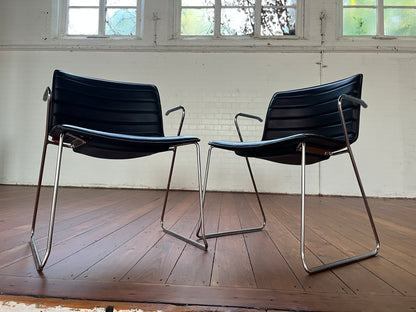 ARPER CATIFA 53 STUDIO CHAIR BLACK  LEATHER